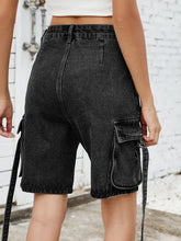 Load image into Gallery viewer, Trendy Summer Washed Cargo Shorts