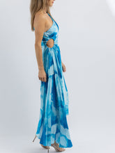 Load image into Gallery viewer, Surf Blue Midi Dress