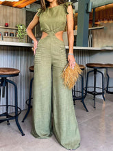 Load image into Gallery viewer, Open-Waist Loose Wide-Leg Jumpsuit