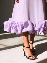 Load image into Gallery viewer, Flounce Bustier Midi Dress