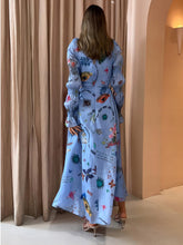 Load image into Gallery viewer, Graffiti Lantern Cutout Cropped Dress Midii Dress