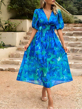 Load image into Gallery viewer, Elegant Printed Midi Dress