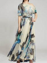 Load image into Gallery viewer, Lolita Swing Skirt Print Maxi Dress