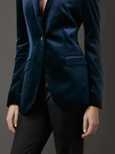 Load image into Gallery viewer, Solid Color Simple Velvet Jacket