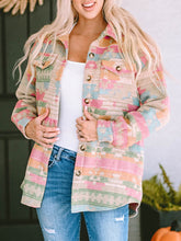 Carregar imagem no visualizador da galeria, Multicolor Check Oversized Jacket