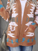 Load image into Gallery viewer, Mid Length Sweater Cardigan Coat