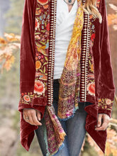 Load image into Gallery viewer, Bohemian Floral Cardigan Jacket