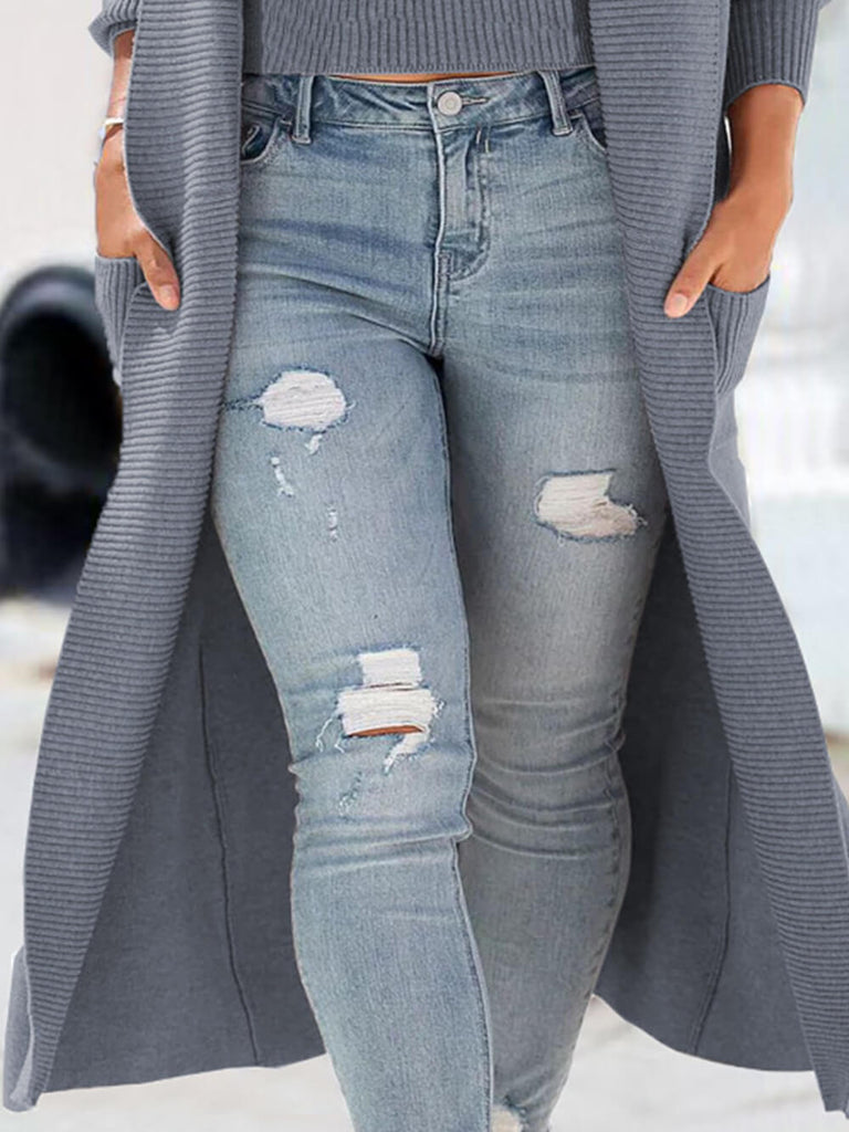 Cotton Jacket Knit Cardigan