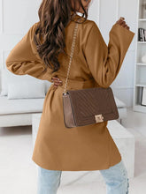 Load image into Gallery viewer, Long Sleeve Tie Cardigan Jacket