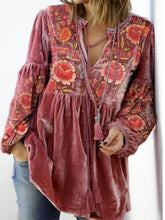 Load image into Gallery viewer, Casual Velvet Elegant Top