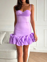 Načíst obrázek do prohlížeče Galerie, Hip Wrap Ruffled Mini Dress