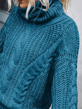 Load image into Gallery viewer, Turtleneck Knitted Sweater