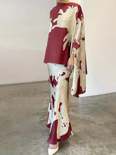 Load image into Gallery viewer, Fashionable Large Floral Loose Suit