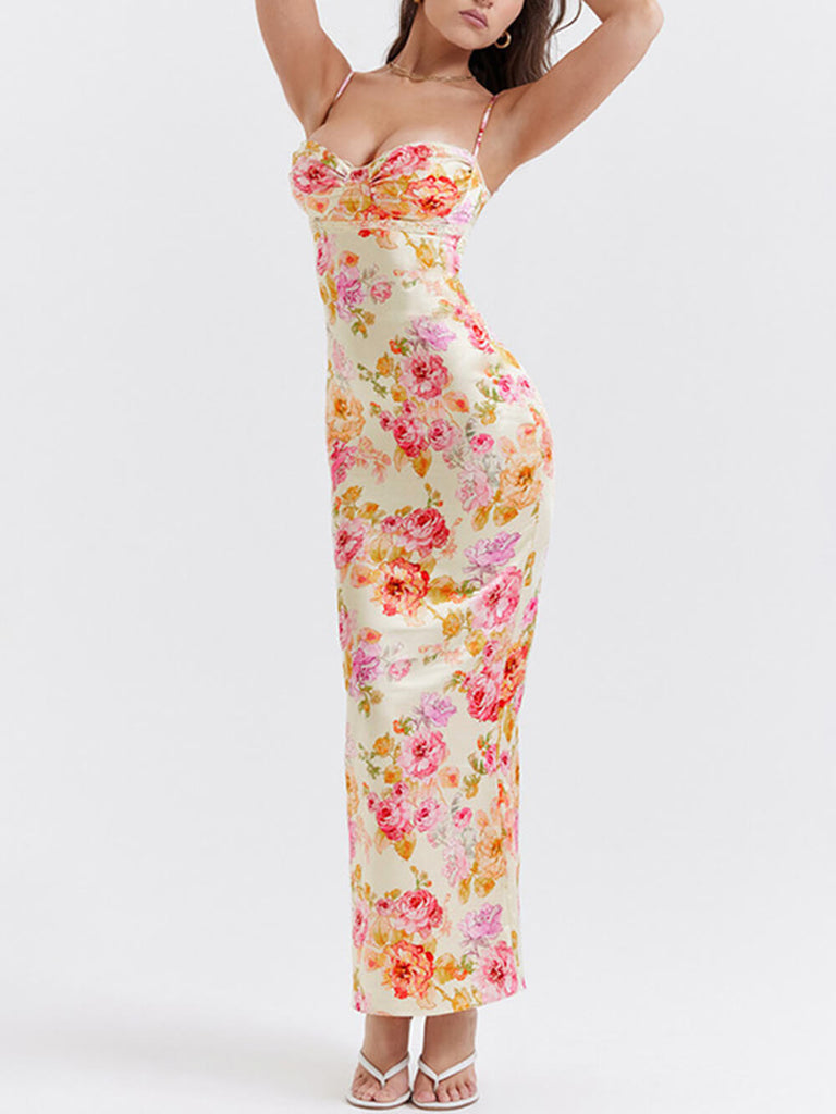 Printed Sexy Maxi Dress