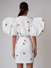 Indlæs billede til gallerivisning Elegant Balloon Sleeve Mini Dress