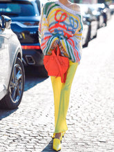 Laden Sie das Bild in den Galerie-Viewer, Rainbow Contrast Striped Sweater