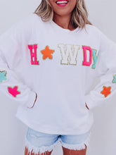 Load image into Gallery viewer, Fashion Letter Star Print Sweatshirt