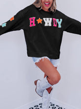 Lataa kuva Galleria-katseluun, Fashion Letter Star Print Sweatshirt