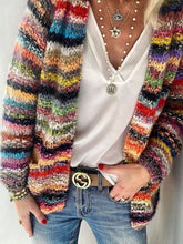 Carregar imagem no visualizador da galeria, Knitted Cardigan Thin Coat Loose Coat