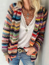 Indlæs billede til gallerivisning Knitted Cardigan Thin Coat Loose Coat