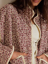 Indlæs billede til gallerivisning Cardigan Cotton Coat With Printed Thin Pockets