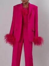 Load image into Gallery viewer, Elegant fashion fur suit