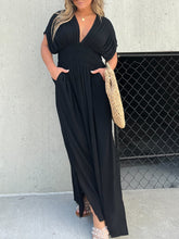 Load image into Gallery viewer, Black Broken Hearted Maxi Dress