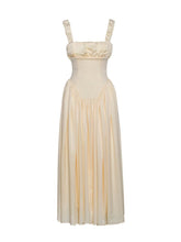 Lataa kuva Galleria-katseluun, Noreen Pleated Strap Puffy Maxi Dress