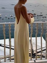 Load image into Gallery viewer, Elegant Hollow Backless Maxi Dress