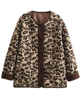 Load image into Gallery viewer, Casual Loose Leopard Print Long Sleeve Jacket