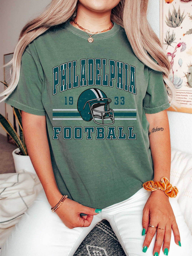 T-shirt de football confortable de Philadelphie