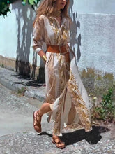 Load image into Gallery viewer, Fashionable Bohemian Midi Dress