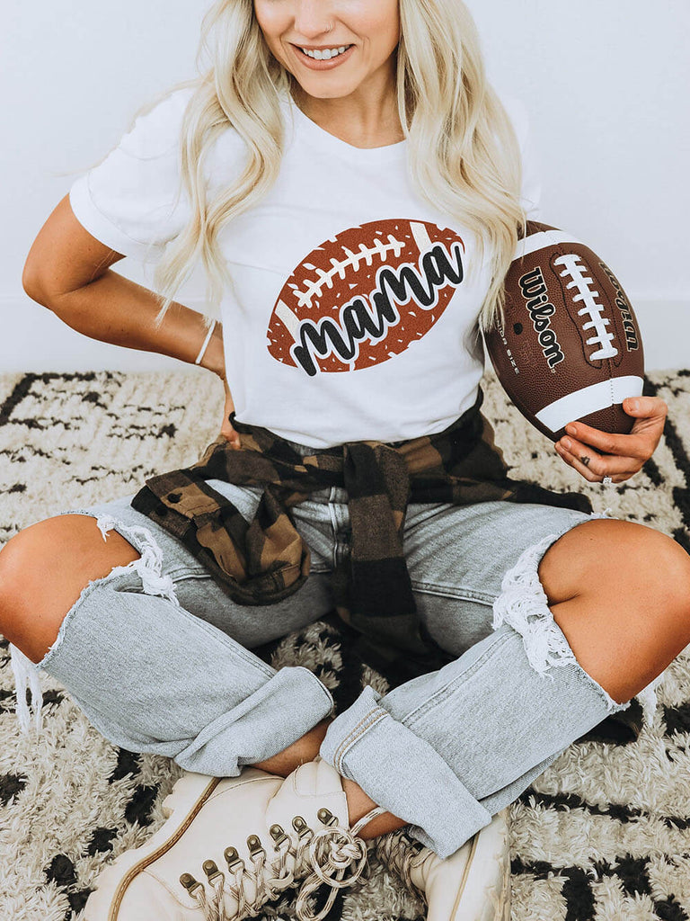 T-shirt Maman Footballeuse