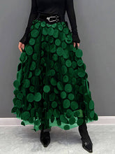 Load image into Gallery viewer, Elegant Dot Patchwork Tulle Skirt