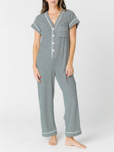 Load image into Gallery viewer, Striped Jumpsuit Pajamas