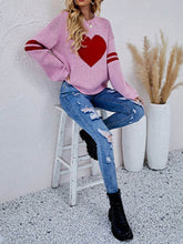 Indlæs billede til gallerivisning Loose Love Patchwork Sweater