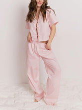 Load image into Gallery viewer, Pink Loose Pajama Set