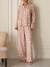 Load image into Gallery viewer, Floral Print Loose Pajama Set