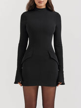 Load image into Gallery viewer, Black Mini Dress