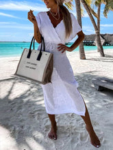 Carregar imagem no visualizador da galeria, Seaside Resort Knitted Cover Up Dress