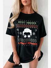 Load image into Gallery viewer, Best Wishes Warmest Regards Oversized Graphic T-Shirt