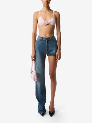 One-Leg Denim Trouser