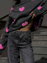 Load image into Gallery viewer, Heart Knit Sweatshirt