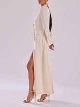 Load image into Gallery viewer, Exquisite Back Hem Slit Oversize Long Line Maxi Blazer Dress