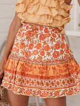 Load image into Gallery viewer, Bohemian Ethnic Ruffle Skirt