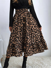 Laden Sie das Bild in den Galerie-Viewer, Sexy Leopard Print High Waist Skirt