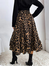 Indlæs billede til gallerivisning Sexy Leopard Print High Waist Skirt