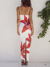 Load image into Gallery viewer, Unforgettable Abstract Floral Print Maxi Dress