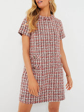 Lataa kuva Galleria-katseluun, Plaid Fragrant Style Dress