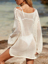 画像をギャラリービューアに読み込む, Knitted Cutout Beach Bikini Sun Protection Cover-Up